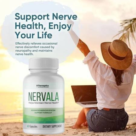 Nervala supplement promoting nerve repair, improved circulation, and long-term nerve health